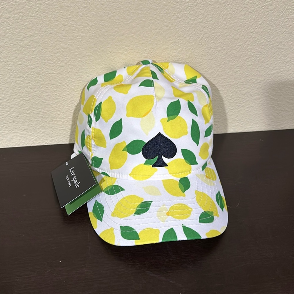 NWT Kate Spade Lemon 🍋 baseball hat